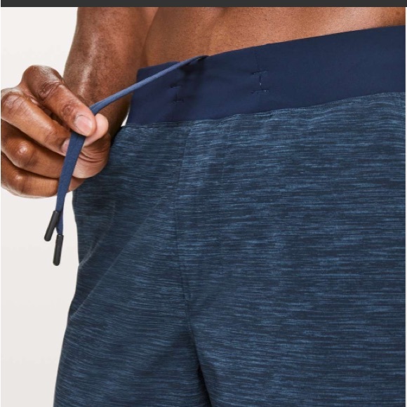 Lululemon T.H.E. Short 9" size s men’s 
Heathered  Iron Blue True Navy shorts - Picture 2 of 15